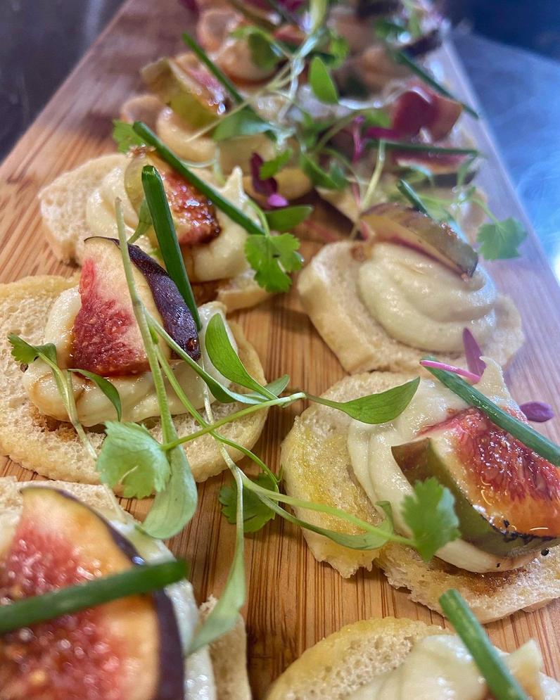 Parma Ham, Roquefort & Roast Fig on Toast.