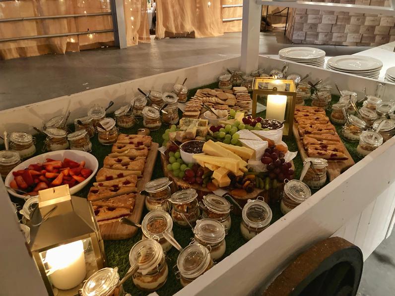 Dessert Cart with assorted Sweet Treats.